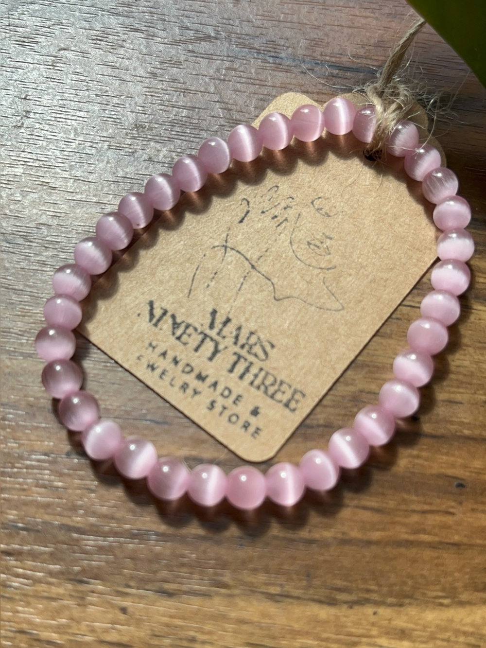 6MM PINK CAT EYE